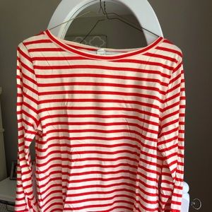 Women’s J. CREW cotton 3/4 length sleeve tee. NEW!